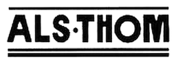 Alstom logo, black wordmark version, on a transparent background