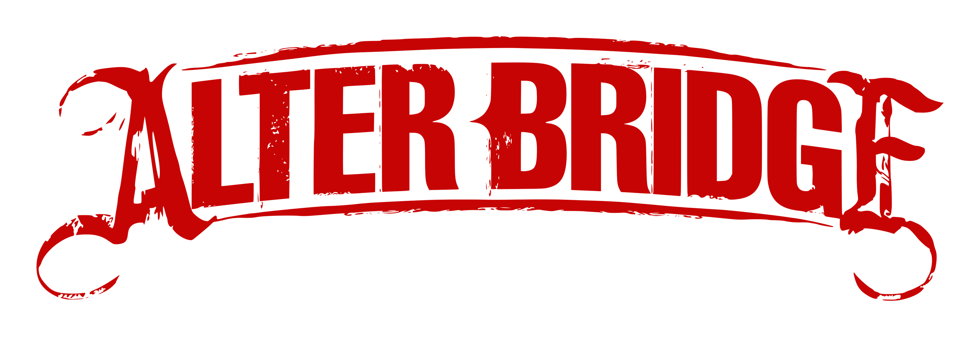 Alter Bridge logo on a transparent background