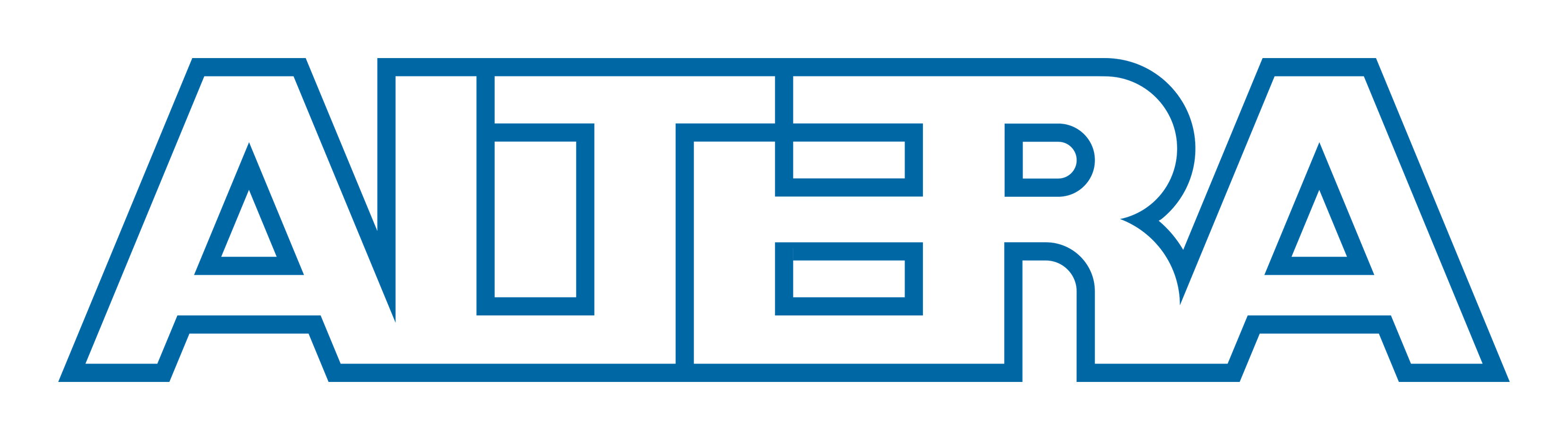 Altera logo on a transparent background
