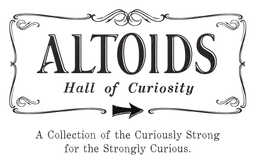 Altoids logo, black version, on a transparent background