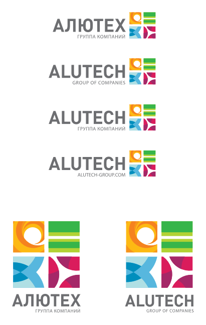 Alutech logo on a transparent background
