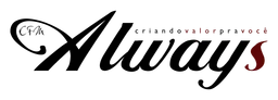 Always logo, black wordmark version, on a transparent background