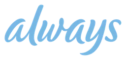Always logo, horizontal version, on a transparent background