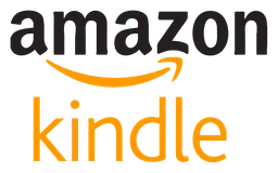 Amazon Kindle logo, horizontal version, on a transparent background