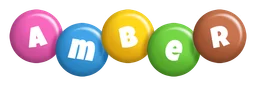 Amber logo, wordmark version, on a transparent background