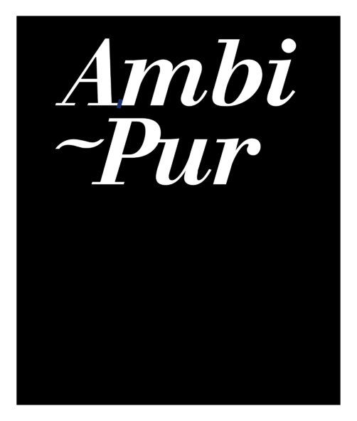 Ambi Pur logo, black icon version, on a transparent background