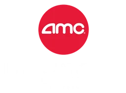 Amc Theatres logo, horizontal version, on a transparent background