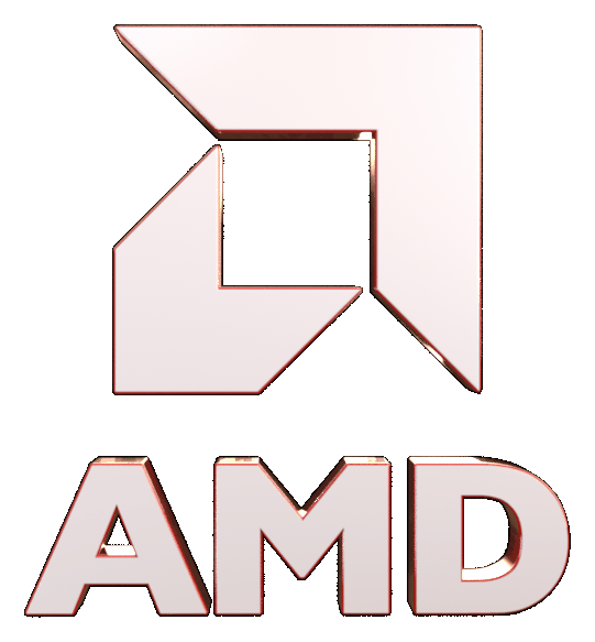 AMD logo, icon version, on a transparent background