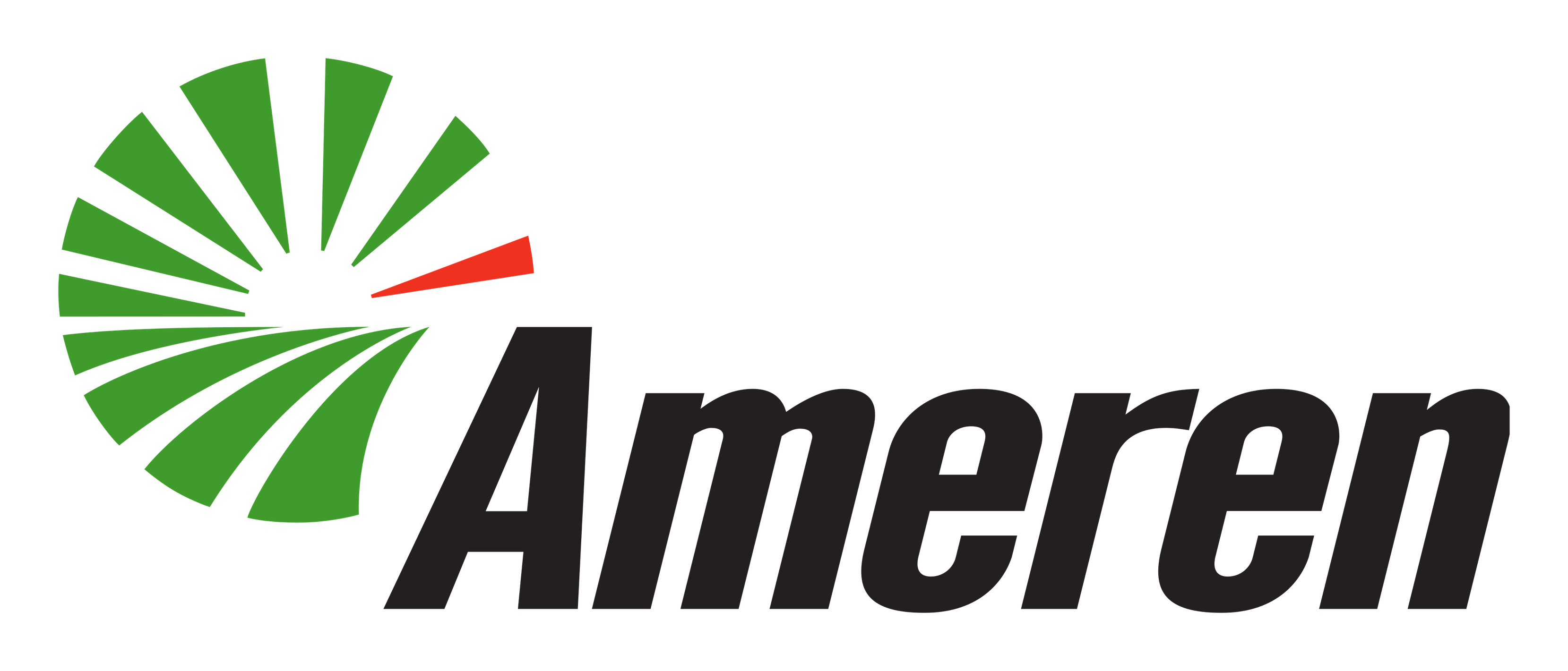 Ameren logo on a transparent background