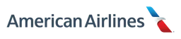 American Airlines logo, black wordmark version, on a transparent background
