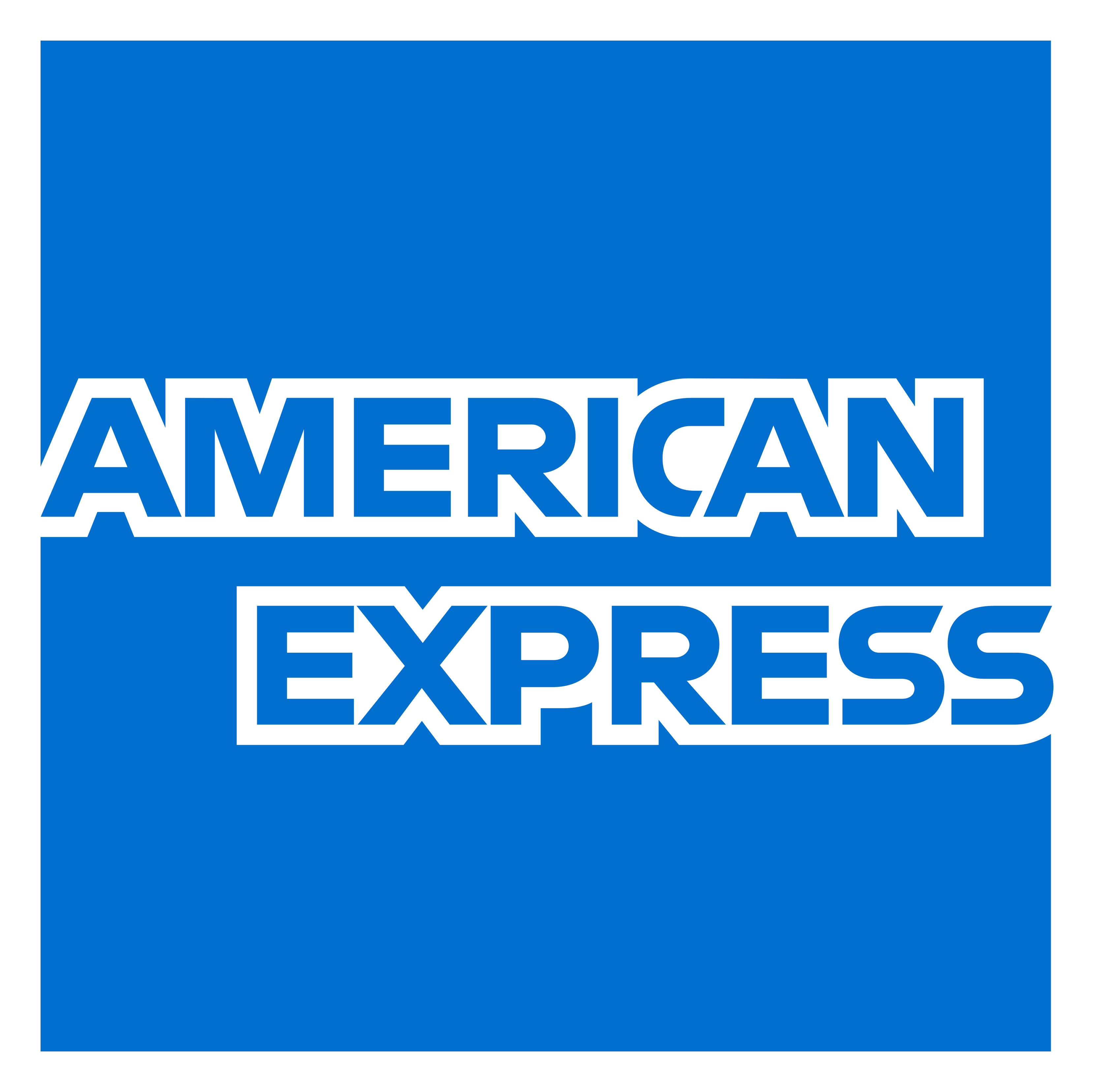 American Express logo on a transparent background