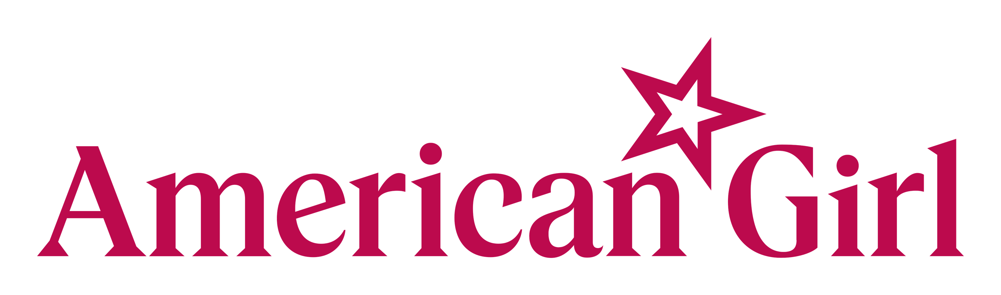 American Girl logo on a transparent background