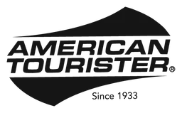 American Tourister logo, black version, on a transparent background