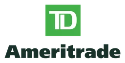 Ameritrade logo, horizontal version, on a transparent background