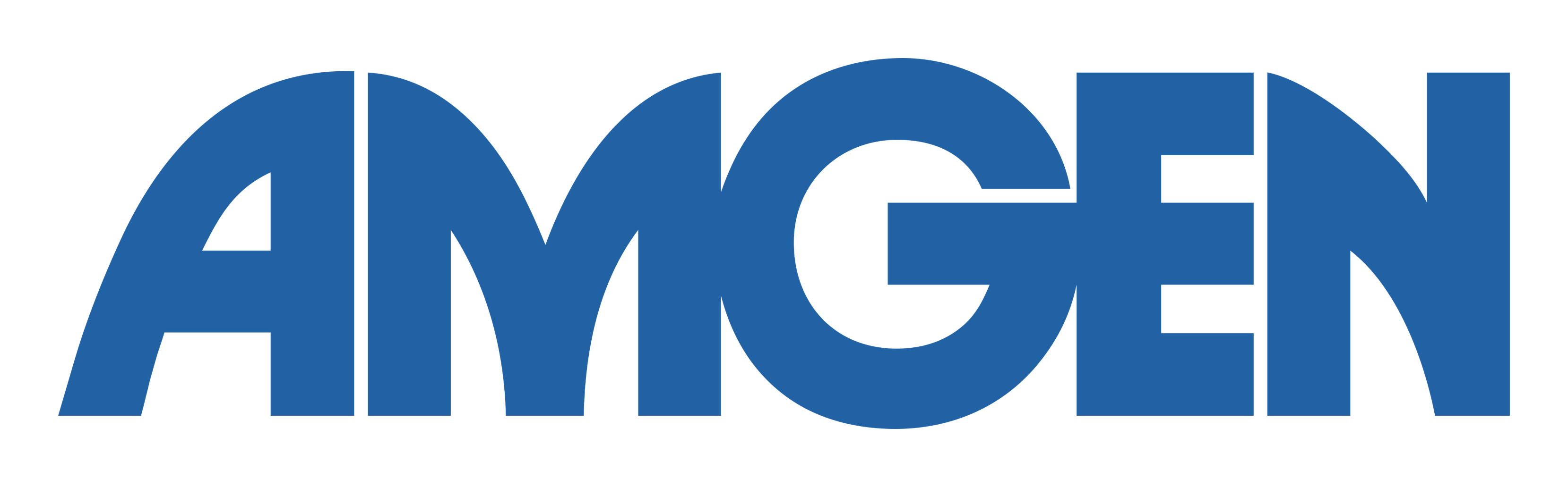Amgen logo on a transparent background