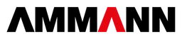 Ammann logo, wordmark version, on a transparent background