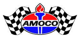 Amoco logo, horizontal version, on a transparent background