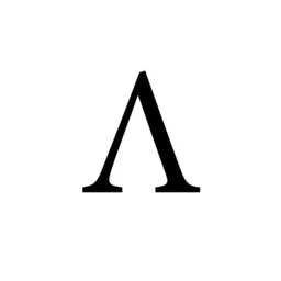 Ampleforth logo, white icon version, on a transparent background