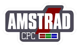 Amstrad logo, horizontal version, on a transparent background