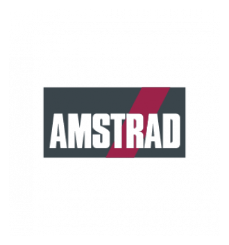 Amstrad logo, monochrome icon version, on a transparent background