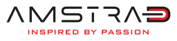 Amstrad logo, wordmark version, on a transparent background