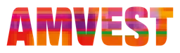Amvest logo, wordmark version, on a transparent background