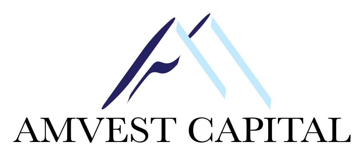 Amvest logo on a transparent background