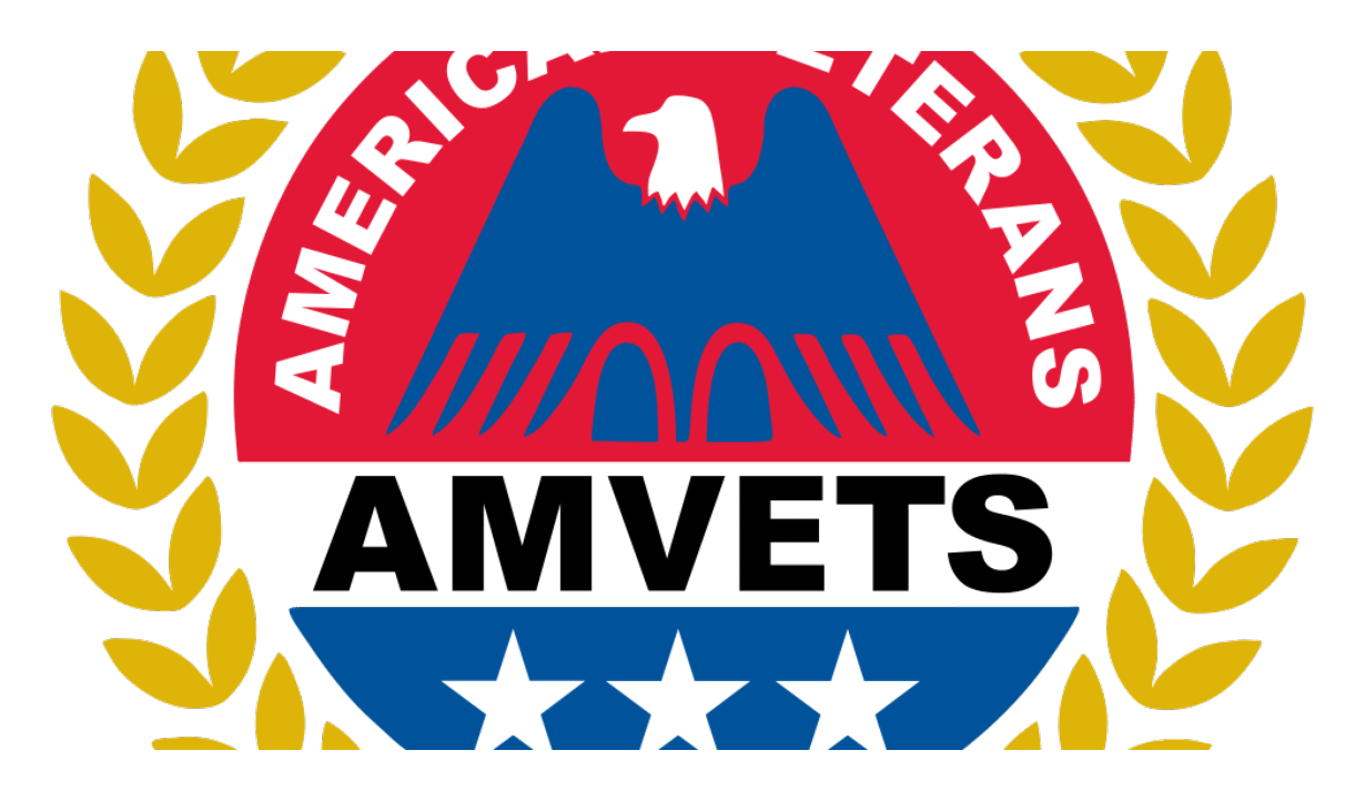 Amvets logo on a transparent background