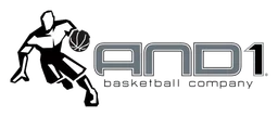 And1 Logo, Variante Wortmarke monochrom, auf transparentem Hintergrund