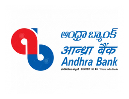 Andhra Bank logo, horizontal version, on a transparent background