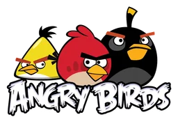 Logo Angry Birds, version horizontal, sur fond transparent