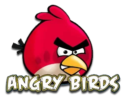 Logo Angry Birds, version icône, sur fond transparent
