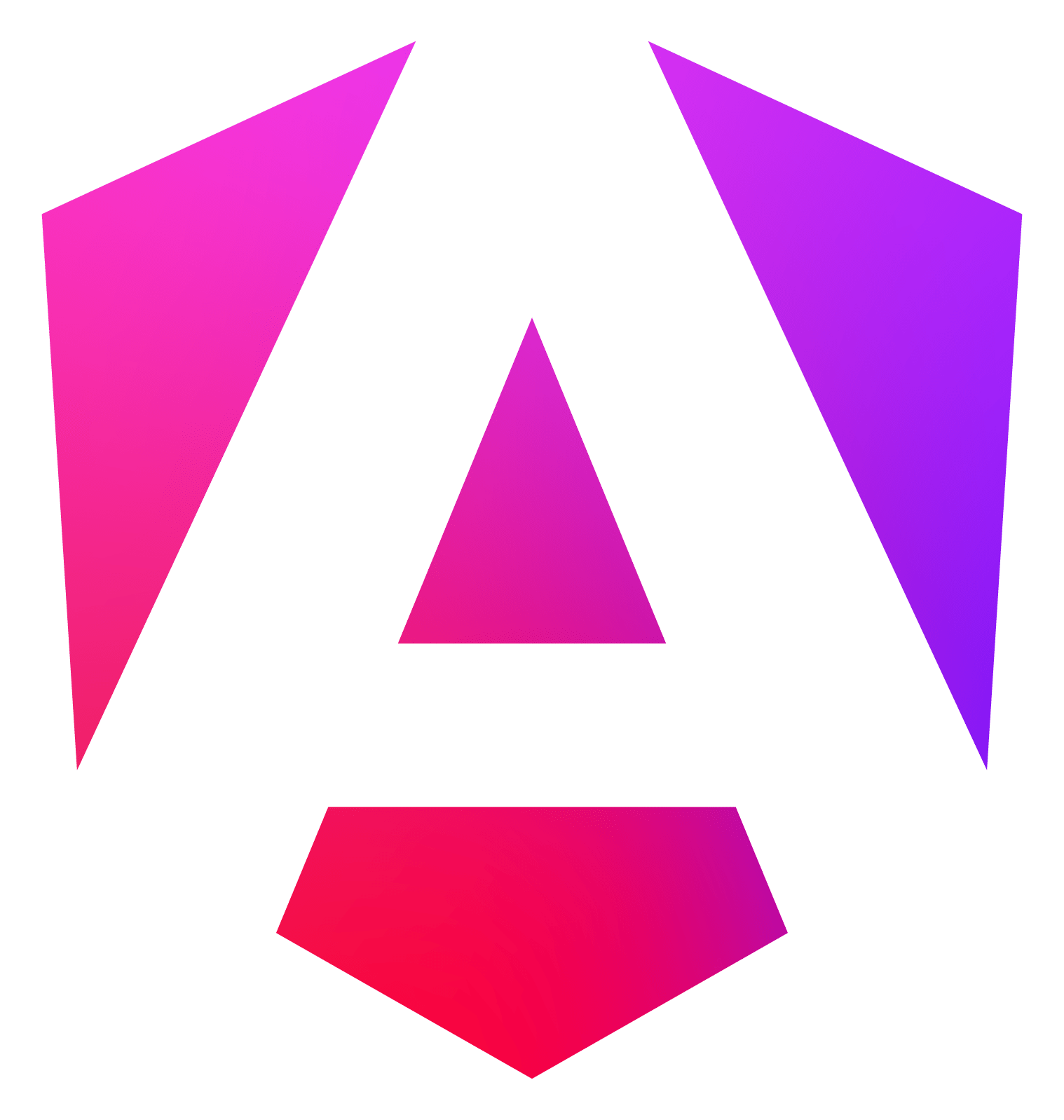Angular logo on a transparent background