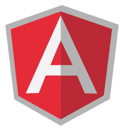 AngularJS logo, icon version, on a transparent background