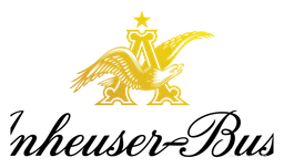 Anheuser Busch logo, horizontal version, on a transparent background