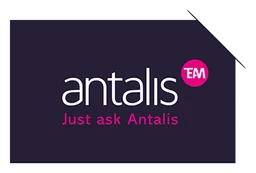 Antalis logo, black version, on a transparent background
