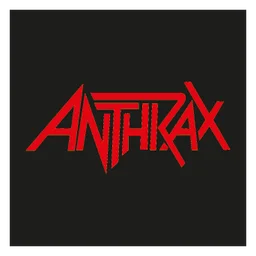 Anthrax logo, icon version, on a transparent background