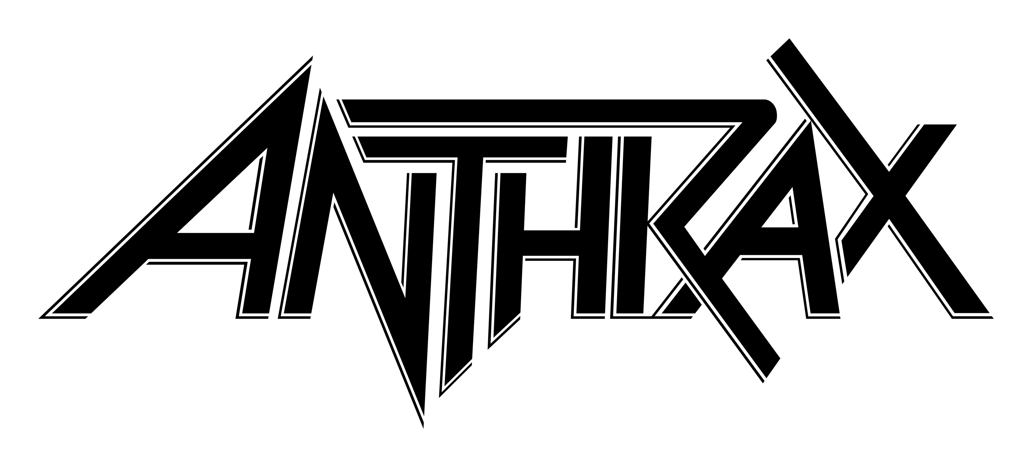Anthrax logo on a transparent background