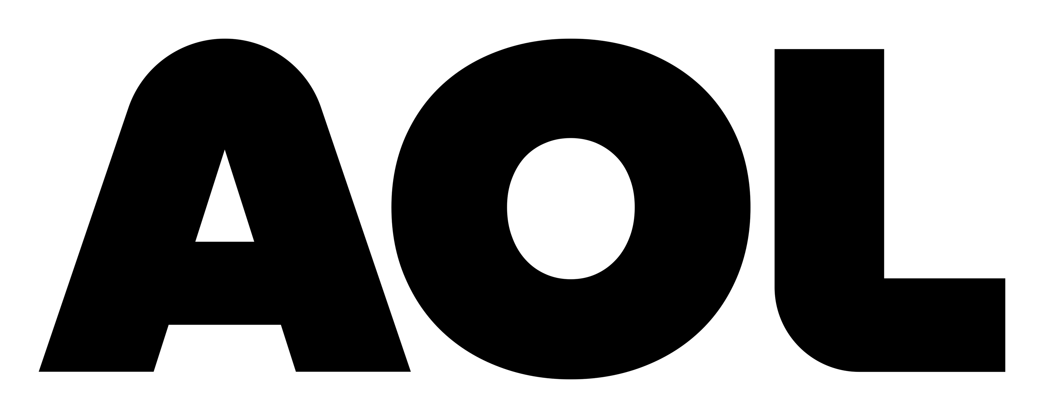 Aol logo on a transparent background