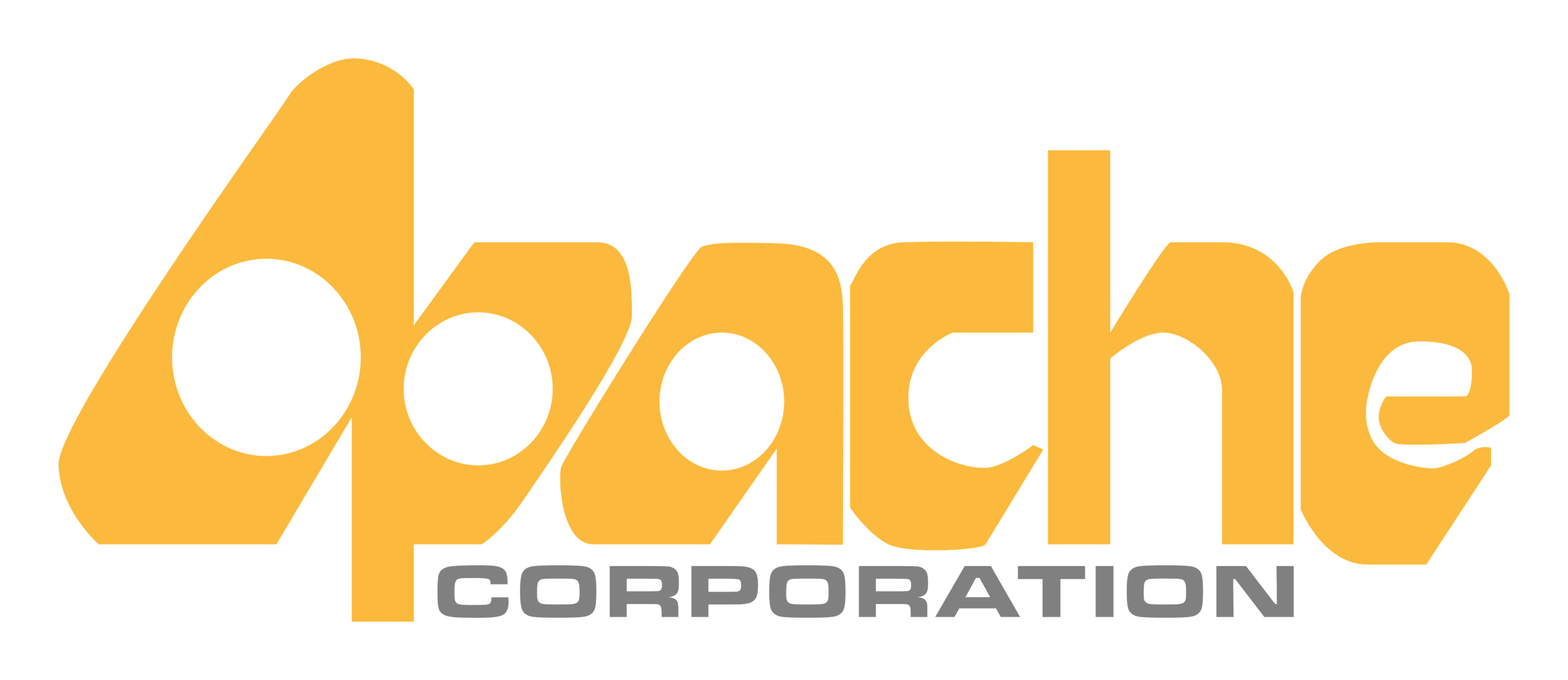 Apache Corporation logo on a transparent background