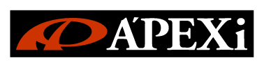Apexi logo on a transparent background