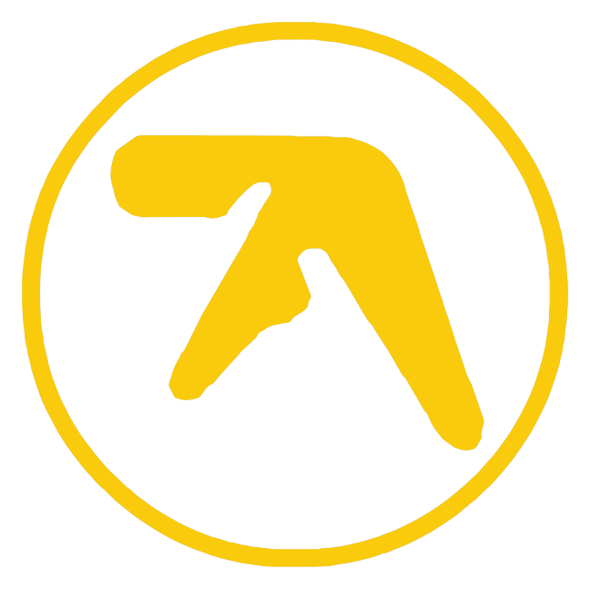 Aphex Twin logo on a transparent background