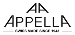 Appella logo, black version, on a transparent background