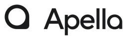 Appella logo, black wordmark version, on a transparent background