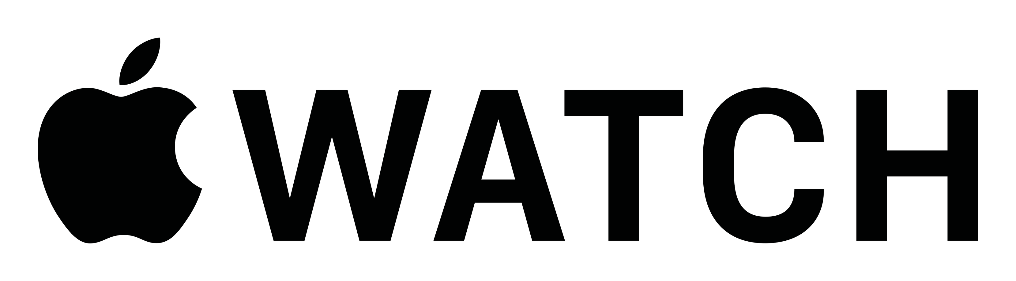 Apple Watch logo on a transparent background