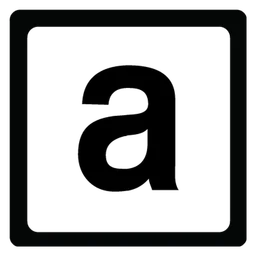 Aprilia logo, black icon version, on a transparent background