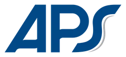 Aps logo, horizontal version, on a transparent background
