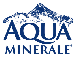 Aqua Minerale logo, horizontal version, on a transparent background