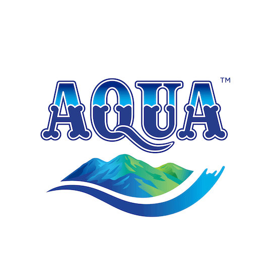 Aqua Minerale logo on a transparent background