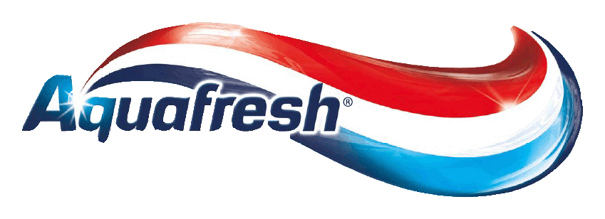 Logo Aquafresh sur fond transparent